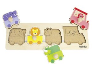 beleduc Knopfpuzzle Train 4818032