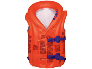 BEMA Schwimmweste aufblasbar 42x30 cm, 2-6 Jahre, für Kinder von 15-30 kg 77818028
