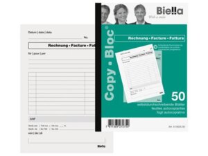 Biella Rechnung COPY-BLOC D/F A5 51352500