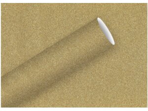 Braun + Company B+C Geschenkpapier Glitzer gold 13561111