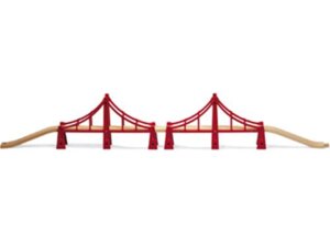 BRIO Hängebrücke 5 Teile, Holz, Kunststoff, 1153x190x56 mm 40233683