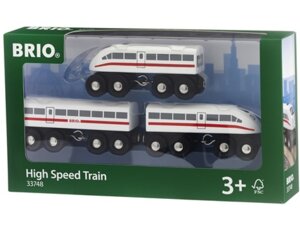 BRIO Schnellzug mit Sound 3-teilig, 35.7x3.4x4.8 cm, Batterien 2xLR44 inkl. 40233748