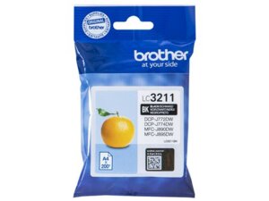 Brother LC3211BK, TPA schwarz, 200 Seiten HN00BR77574