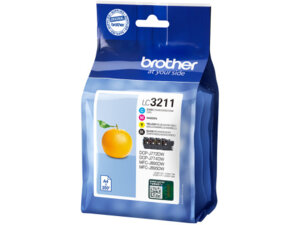 Brother Pack of 4 cartridges black cyan magenta yellow LC3211VAL
