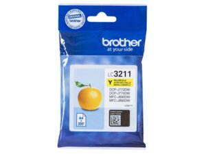 Brother Tintenpatrone yellow LC3211Y