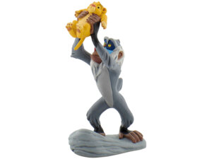 BULLYLAND Rafiki mit Baby Simba Lion King, 10 cm, PVC-frei, handbemalt, ab 3 Jahren 43012256