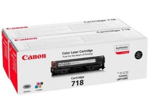 Canon Toner 718 Black 2Pk 2662B005