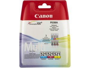 Canon Tinte 2934B010 / CLI-521 Multipack C,M,Y 2934B010A1