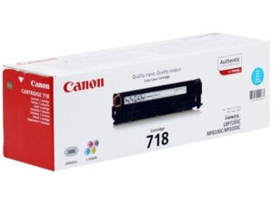 Canon Toner 718 Cyan CRG718C