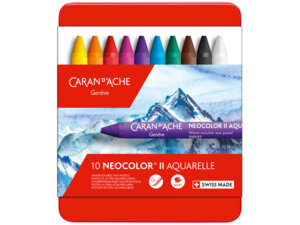 Caran d’Ache Neocolor I, 15 Farben wasserfest, ungiftig, in Metallschachtel 22315