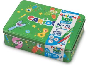 CARIOCA Fasermaler Metallbox grün 4273604A1