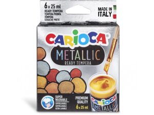 CARIOCA Tempera Metallic 6x25ml KO026A1