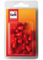 Carlit Halmakegel Holz, rot 12 Stück Carlit 60590303