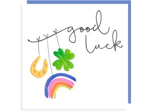 Cart GlÃ¼ckwunschkarte Good Luck FR070ROSA