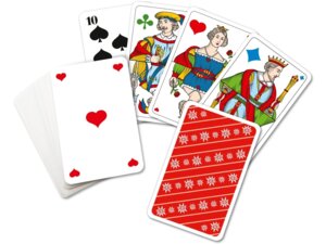 carta.media Piquetkarten mit grossen Zahlen, 4-farbig 75208