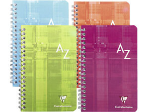 Clairefontaine CLAIREFON Spiralheft ass. 11x17cm 68699