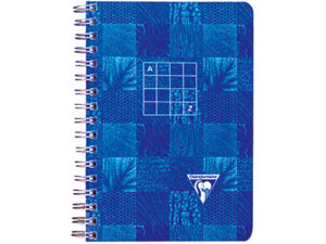 Clairefontaine CLAIREFON Spiralheft mit Index 7,5x12cm 8589