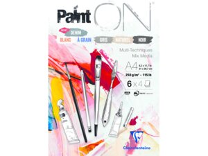 Clairefontaine PaintON Block 6 Papiere 975410C