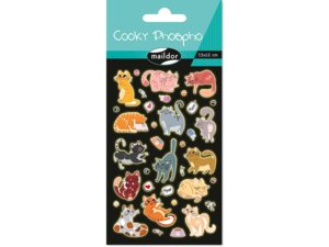 Clairefontaine Sticker Cooky Phospho Katzen CY169C