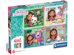 Clementoni Puzzle Gabby's Dollhouse 4in1 32021524