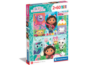Clementoni Gabby's Dollhouse Puzzle 2 x 60 Teile 32024804