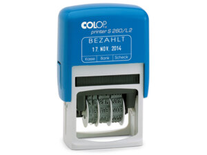COLOP Datumstempel Bezahlt D S260L2D