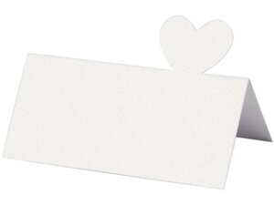 CreativCompany Creativ Company Tischkarte Herz chamois 23048A1