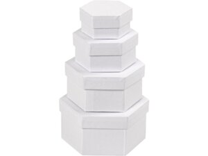 CreativCompany Creativ Company Pappschachtel sechseckig 264070