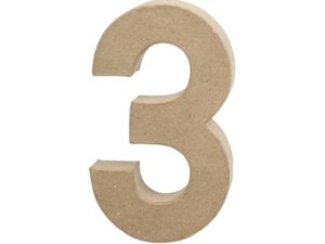 CreativCompany Creativ Company Papp-Zahl 3 26631A1