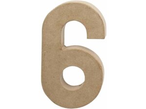 CreativCompany Creativ Company Papp-Zahl 6 26634