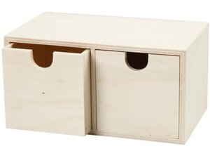 CreativCompany Creativ Company Holz Box mit Schubladen 55765