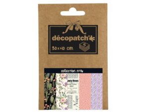 décopatch Papier 30 x 40 cm, 5 Blatt DP016O