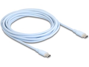 Delock USB-Kabel C-C, 4.0m, Silikon Kabel 81236A1