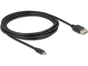 Delock USB2.0 Kabel EASY USB A-MicroB, 3.0m 81520A1