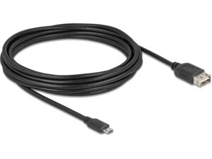 Delock USB2.0 Kabel EASY USB A-MicroB, 5.0m 81521