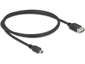 Delock USB2.0 Kabel EASY USB A-MiniB, 1.0m 81524