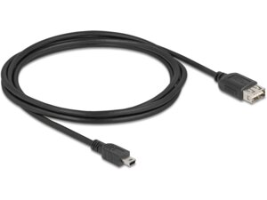 Delock USB2.0 Kabel EASY USB A-MiniB, 2.0m 81525A1