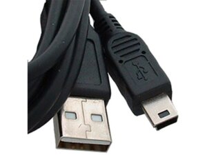 Delock USB-mini-Kabel 3m A-MiniB,USB 2.0 schwarz 82311