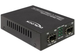 Delock Medienkonverter SFP zu SFP 86203