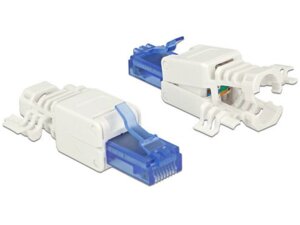 Delock RJ45 Stecker, UTP, Cat.6A, 2 StÃ¼ck 86417