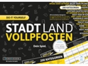 DENKRIESEN Stadt Land Vollpfosten - A4 Block Do It Yourself Edition (d SL2005