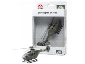 Dickie Spielzeug EC-635 Swiss Air Force Helikopter Mini 81002105