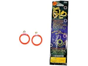  2 Neon-Ohrringe, 5x150mm, Farben ass. 72830107
