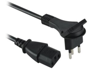  Netzkabel T12 90 gewinkelt nach unten - C13 822002SZ