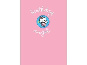  B-Card Birthday Angel mit Brosche (Badge) 17cm 860HK043