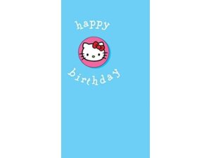  B-Card Happy Birthday mit Brosche (Badge) 17cm 860HK044