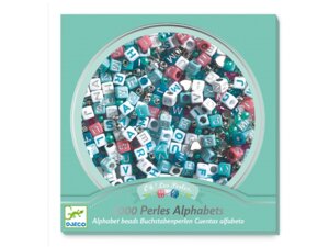 DJECO Buchstabenperlen silber DJ00030