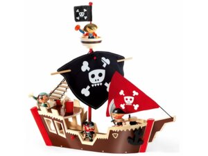 DJECO Arty Piraten Ze pirat boat DJ06830
