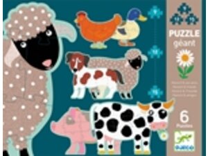 DJECO Riesenpuzzle Honoré und Freunde 9/12/15 Teile DJ07112