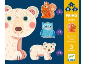 DJECO Erstes Puzzle Im Wald 9/12/16 Teile DJ07143